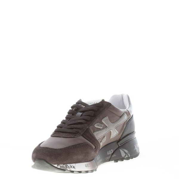 PREMIATA uomo sneaker Mick 5888 in tessuto tecnico e camoscio GRIGIO più NERO - immagine 6