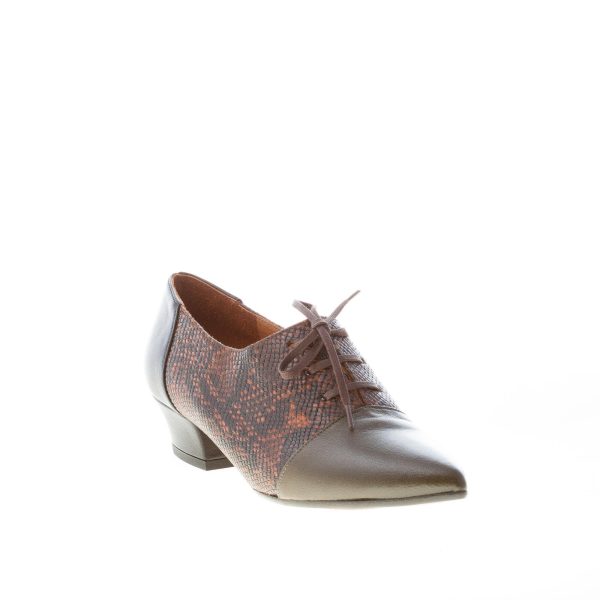 CHIE MIHARA donna francesina Roly 37 in pelle stampa rettile e pelle MULTICOLORE. Tacco 3,5 cm - immagine 2