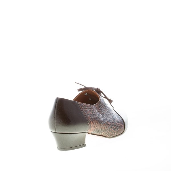 CHIE MIHARA donna francesina Roly 37 in pelle stampa rettile e pelle MULTICOLORE. Tacco 3,5 cm - immagine 3