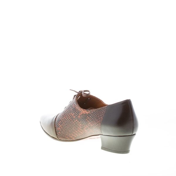 CHIE MIHARA donna francesina Roly 37 in pelle stampa rettile e pelle MULTICOLORE. Tacco 3,5 cm - immagine 4