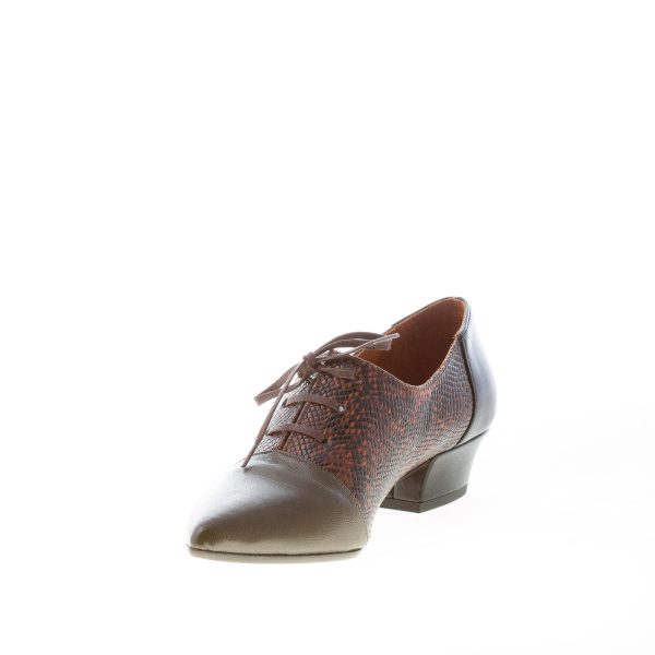 CHIE MIHARA donna francesina Roly 37 in pelle stampa rettile e pelle MULTICOLORE. Tacco 3,5 cm - immagine 6