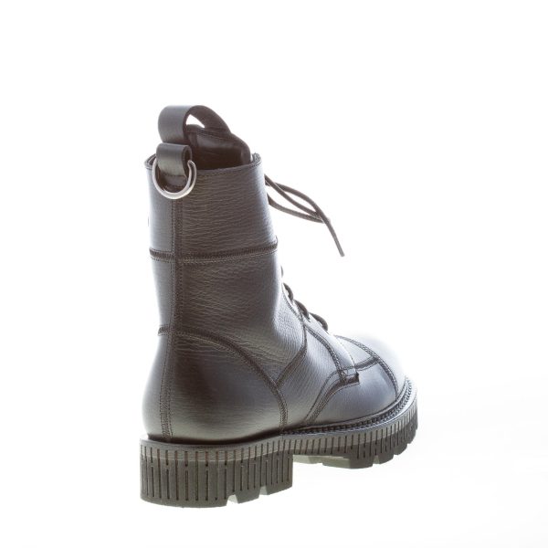 DOLCE & GABBANA uomo stivaletto anfibio Bernini in pelle NERO - immagine 3