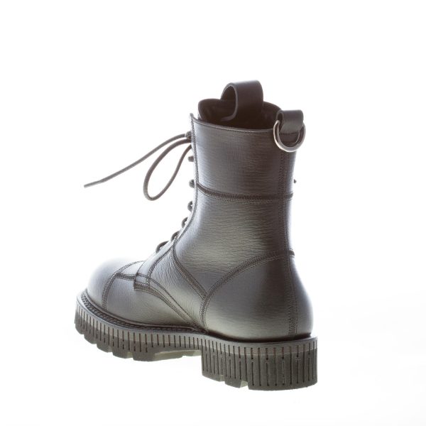 DOLCE & GABBANA uomo stivaletto anfibio Bernini in pelle NERO - immagine 4