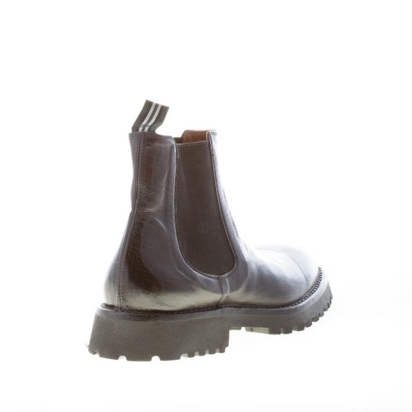 GREEN GEORGE uomo stivaletto Beatles in morbida pelle bottalata NERO. Suola gomma - immagine 3