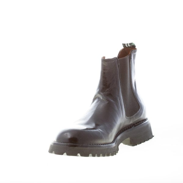 GREEN GEORGE uomo stivaletto Beatles in morbida pelle bottalata NERO. Suola gomma - immagine 6