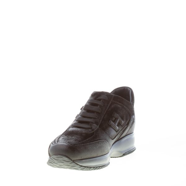 HOGAN uomo Interactive sneaker in vitello ingrassato NERO - immagine 6