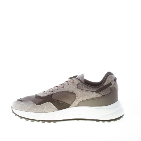 HOGAN uomo Hyperlight sneaker in camoscio tessuto e nabuk GRIGIO più nero - immagine 5