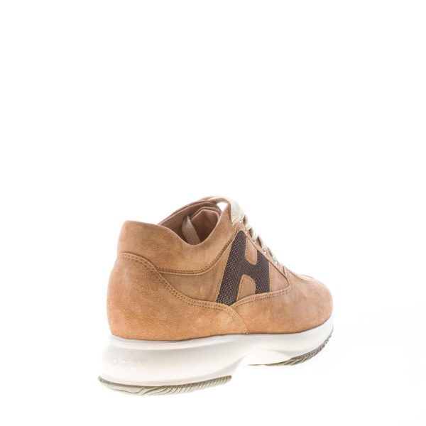 HOGAN donna Interactive sneaker in camoscio MARRONE con micro-glitter - immagine 3