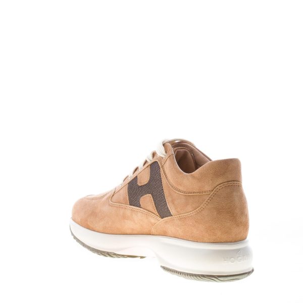 HOGAN donna Interactive sneaker in camoscio MARRONE con micro-glitter - immagine 4
