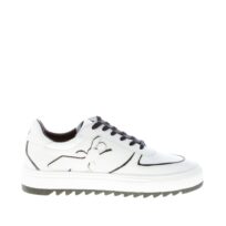 PATRIZIA PEPE donna sneaker Fly in pelle BIANCO piĂą nero