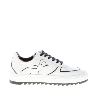 PATRIZIA PEPE donna sneaker Fly in pelle BIANCO più nero