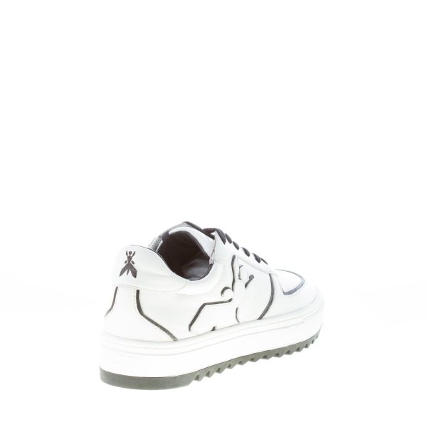 PATRIZIA PEPE donna sneaker Fly in pelle BIANCO più nero - immagine 3