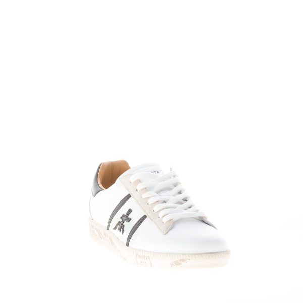 PREMIATA donna sneaker ANDY 5421 in pelle BIANCO più nero - immagine 2