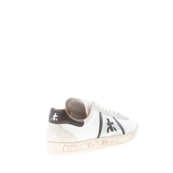 PREMIATA donna sneaker ANDY 5421 in pelle BIANCO più nero - immagine 3