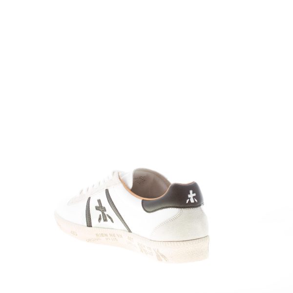 PREMIATA donna sneaker ANDY 5421 in pelle BIANCO più nero - immagine 4