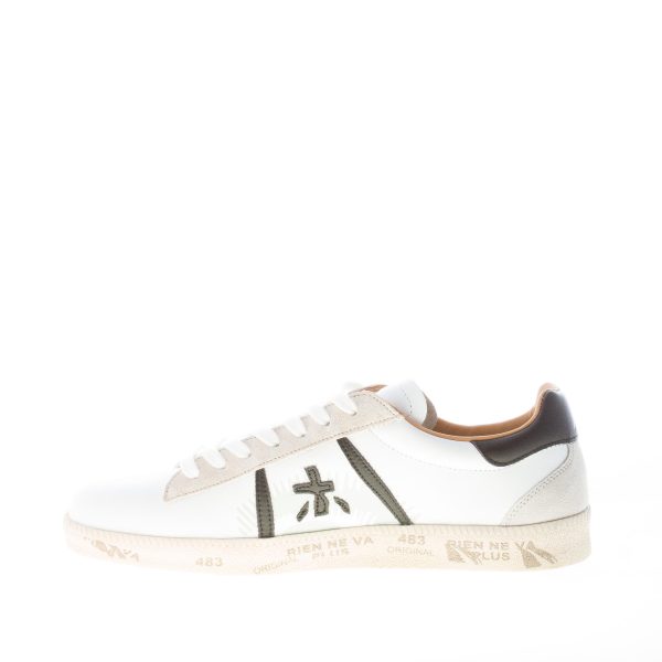 PREMIATA donna sneaker ANDY 5421 in pelle BIANCO più nero - immagine 5
