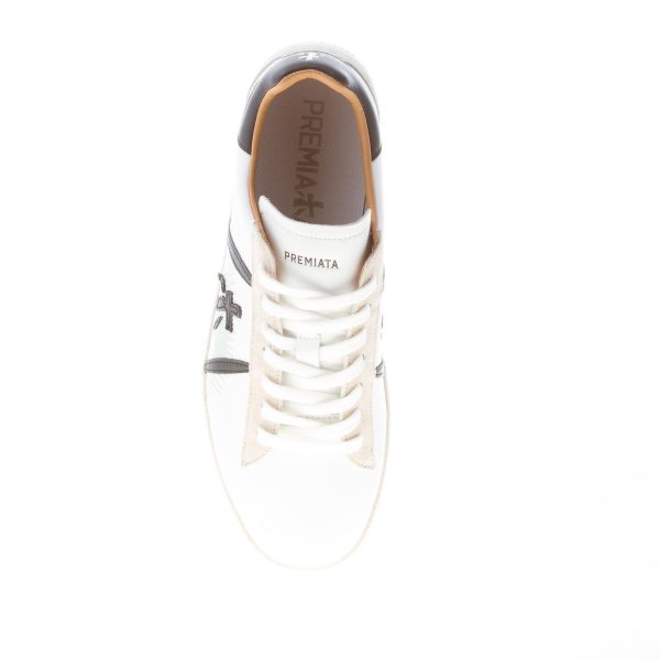 PREMIATA donna sneaker ANDY 5421 in pelle BIANCO più nero - immagine 7