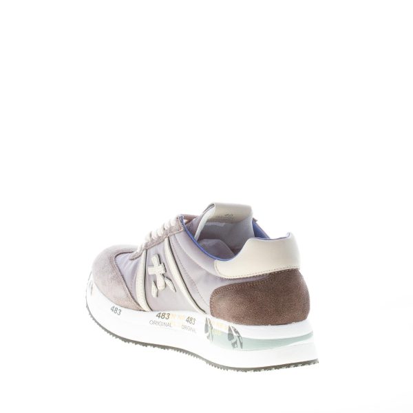 PREMIATA donna sneaker Conny 5201 in camoscio e tessuto nylon GRIGIO - immagine 4