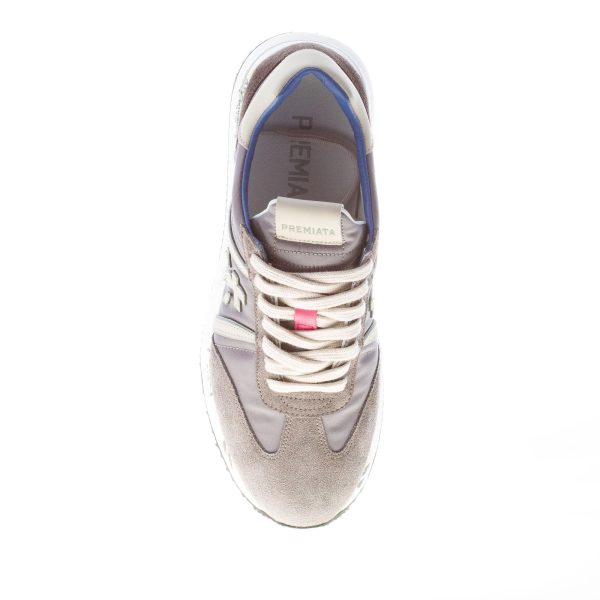 PREMIATA donna sneaker Conny 5201 in camoscio e tessuto nylon GRIGIO - immagine 7