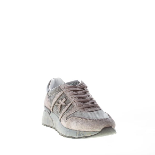 PREMIATA uomo sneaker Lander 5478 in camoscio e tessuto tecnico GRIGIO - immagine 2