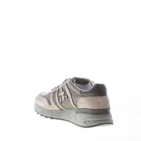PREMIATA uomo sneaker Lander 5478 in camoscio e tessuto tecnico GRIGIO - immagine 4