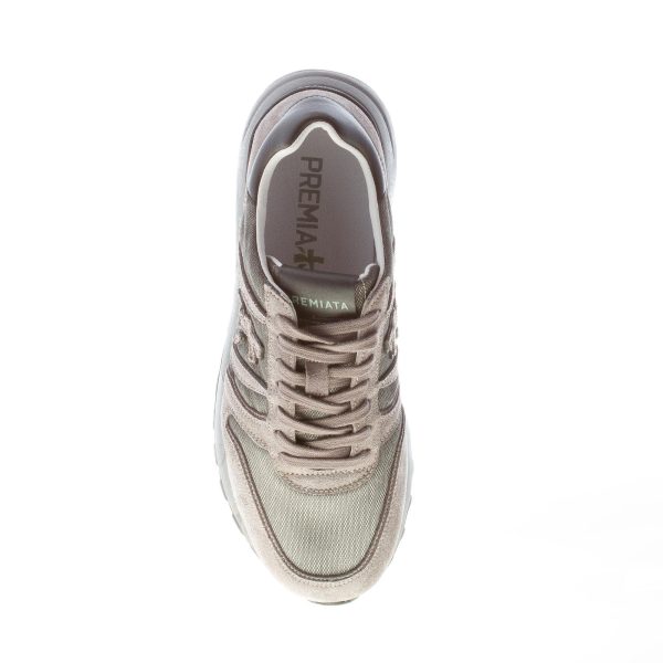 PREMIATA uomo sneaker Lander 5478 in camoscio e tessuto tecnico GRIGIO - immagine 7
