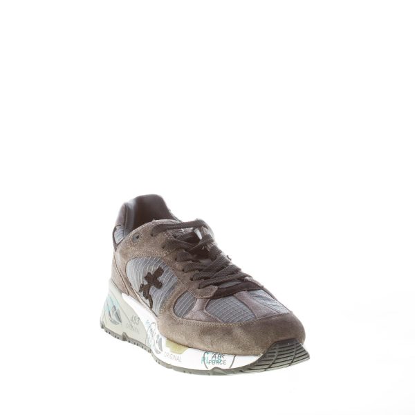 PREMIATA uomo sneaker Mase 5400 in camoscio e tessuto tecnico GRIGIO più nero - immagine 2