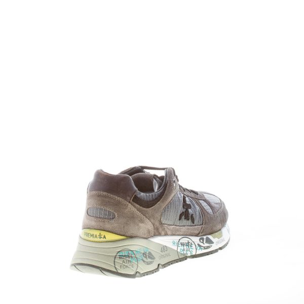 PREMIATA uomo sneaker Mase 5400 in camoscio e tessuto tecnico GRIGIO più nero - immagine 3