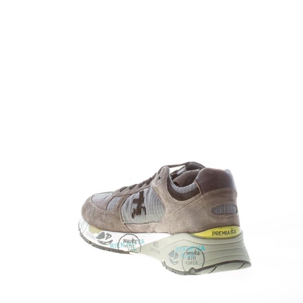 PREMIATA uomo sneaker Mase 5400 in camoscio e tessuto tecnico GRIGIO più nero - immagine 4