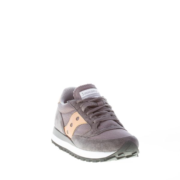 SAUCONY donna sneaker Jazz 81 in camoscio e tessuto GRIGIO più oro - immagine 2