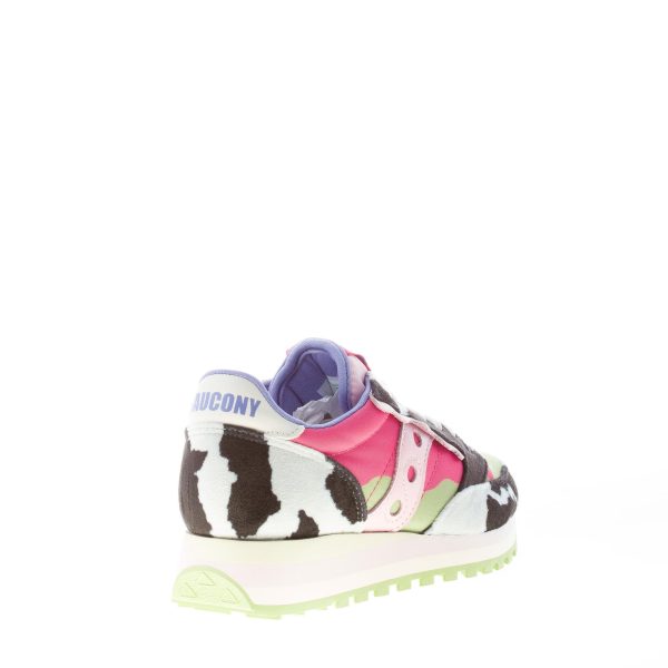 SAUCONY donna sneaker Jazz Triple in nylon MULTICOLORE e tessuto animalier - immagine 3