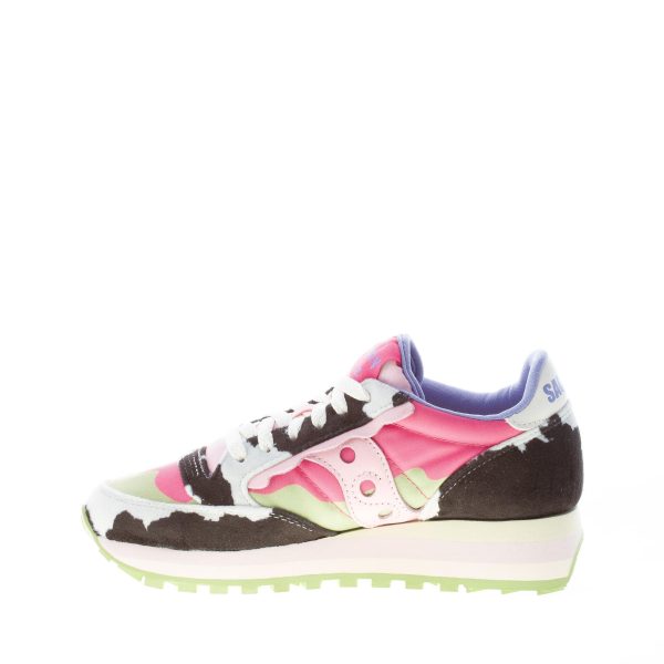SAUCONY donna sneaker Jazz Triple in nylon MULTICOLORE e tessuto animalier - immagine 5