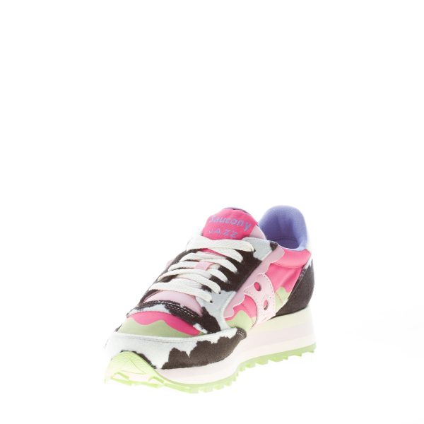 SAUCONY donna sneaker Jazz Triple in nylon MULTICOLORE e tessuto animalier - immagine 6