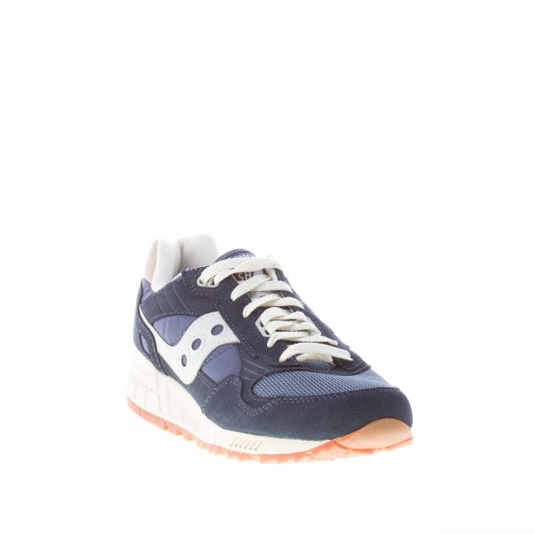 SAUCONY uomo sneaker Shadow 5000 in camoscio e tessuto BLU più bianco - immagine 2