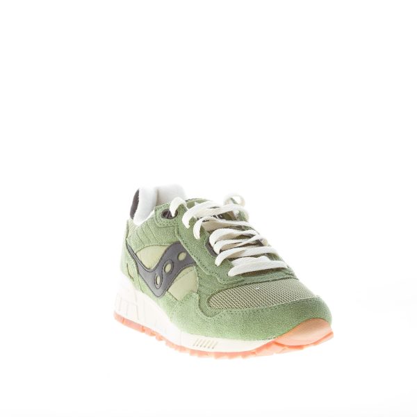 SAUCONY uomo sneaker Shadow 5000 in camoscio e tessuto VERDE più nero - immagine 2