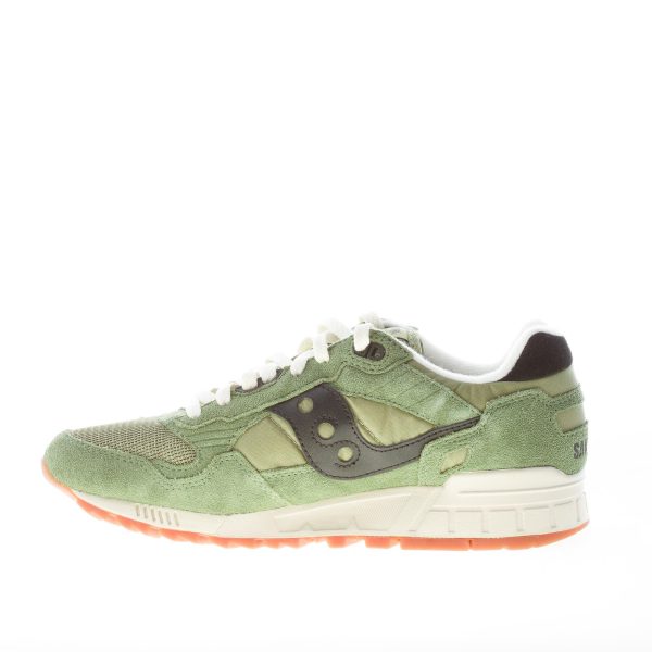SAUCONY uomo sneaker Shadow 5000 in camoscio e tessuto VERDE più nero - immagine 5