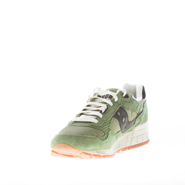 SAUCONY uomo sneaker Shadow 5000 in camoscio e tessuto VERDE più nero - immagine 6