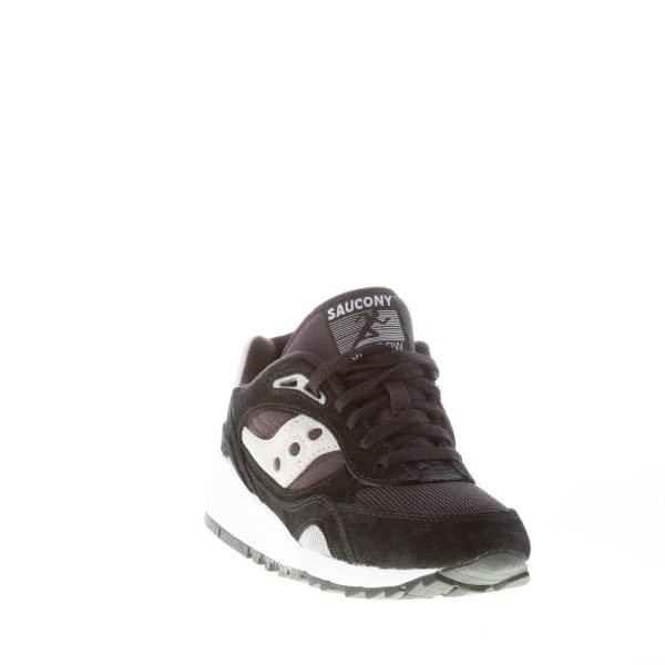 SAUCONY donna sneaker Shadow 6000 in tessuto tecnico e camoscio NERO più grigio - immagine 2