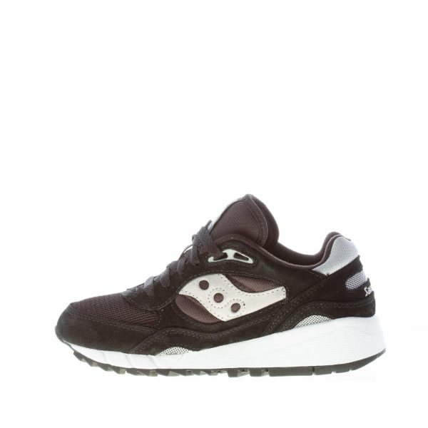 SAUCONY donna sneaker Shadow 6000 in tessuto tecnico e camoscio NERO più grigio - immagine 5