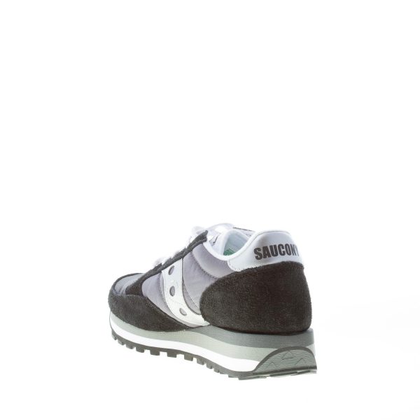 SAUCONY donna sneaker Jazz Triple in camoscio e tessuto nylon NERO più argento - immagine 4