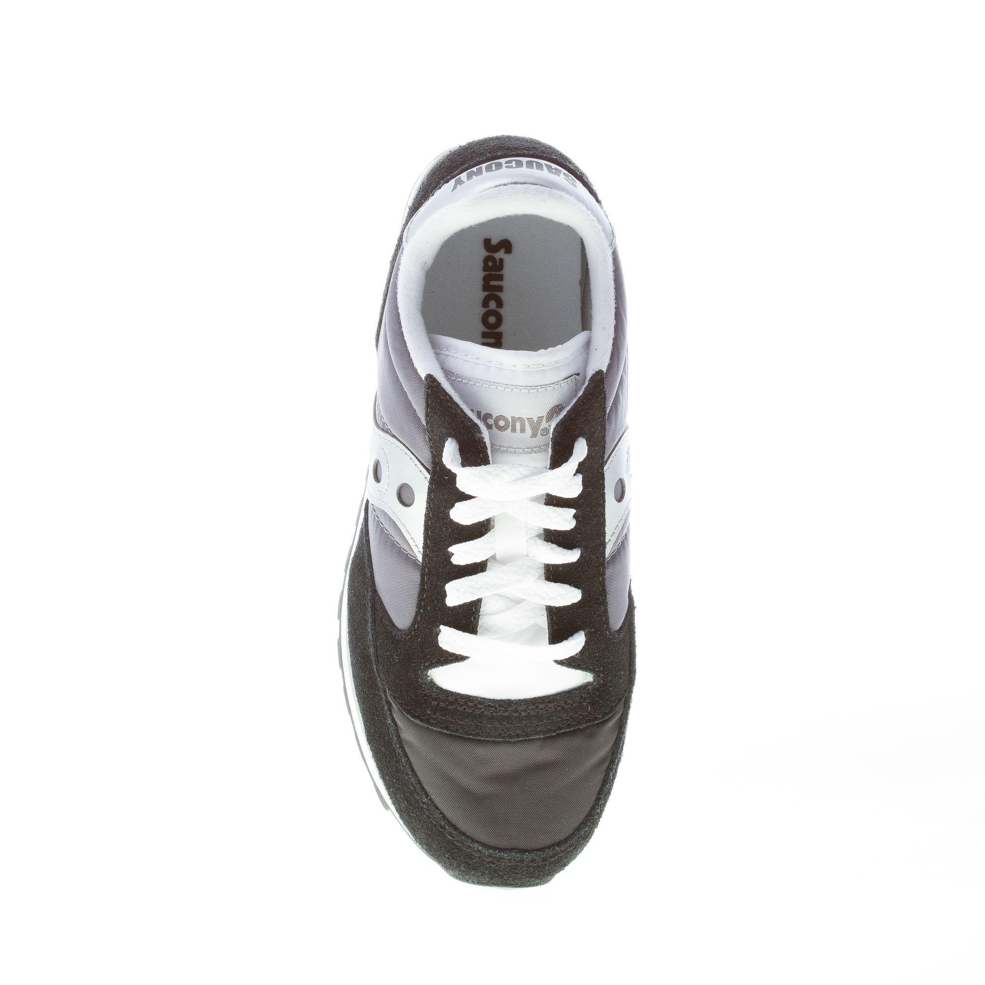 SAUCONY donna sneaker Jazz Triple in camoscio e tessuto nylon NERO
