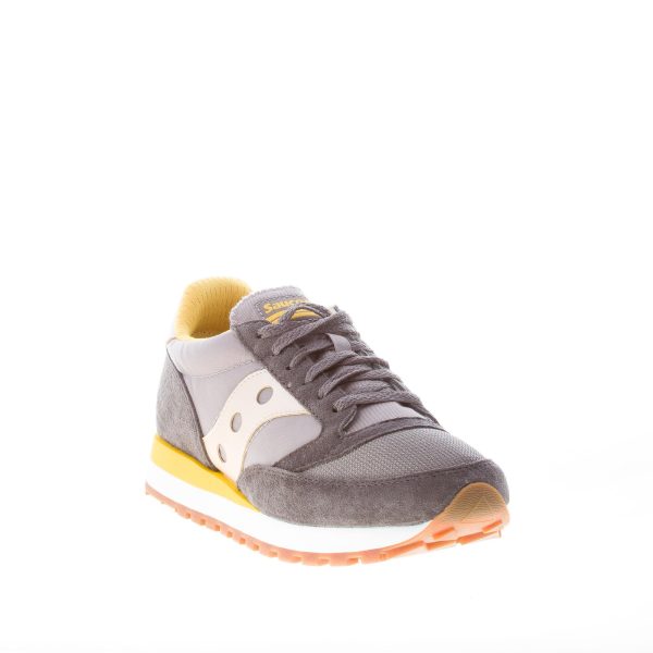 SAUCONY uomo sneaker Jazz 81 in camoscio e tessuto GRIGIO più giallo - immagine 2
