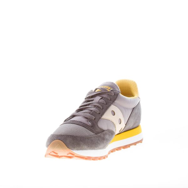 SAUCONY uomo sneaker Jazz 81 in camoscio e tessuto GRIGIO più giallo - immagine 6