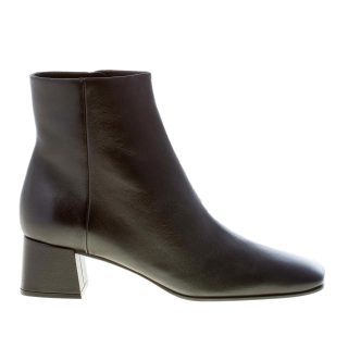 SERGIO ROSSI donna stivaletto Alicia in nappa NERO con zip. Tacco 5 cm