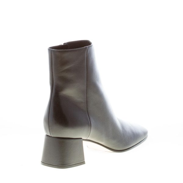 SERGIO ROSSI donna stivaletto Alicia in nappa NERO con zip. Tacco 5 cm - immagine 3