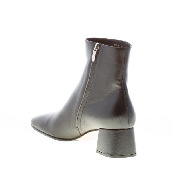 SERGIO ROSSI donna stivaletto Alicia in nappa NERO con zip. Tacco 5 cm - immagine 4