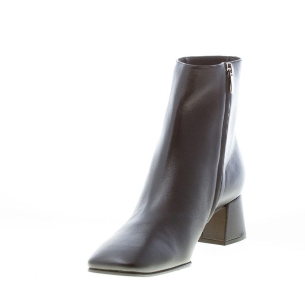 SERGIO ROSSI donna stivaletto Alicia in nappa NERO con zip. Tacco 5 cm - immagine 6