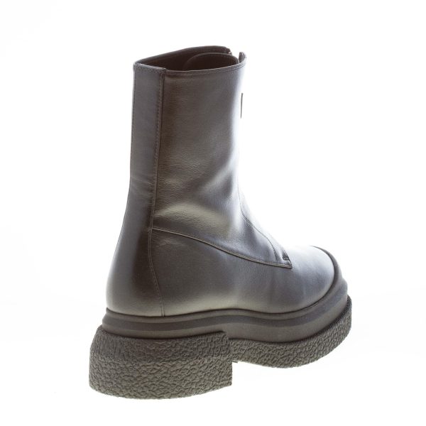 STUART WEITZMAN stivaletto Charli Zip in pelle NERO con zip frontale. Tacco 6 cm - immagine 3