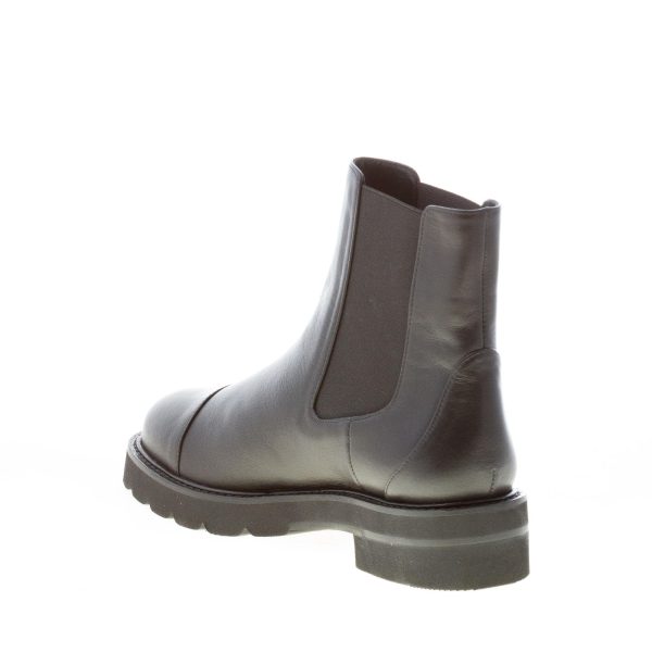 STUART WEITZMAN stivaletto elasticizzato Frankie Lift in pelle NERO. Tacco 3,5 cm - immagine 4