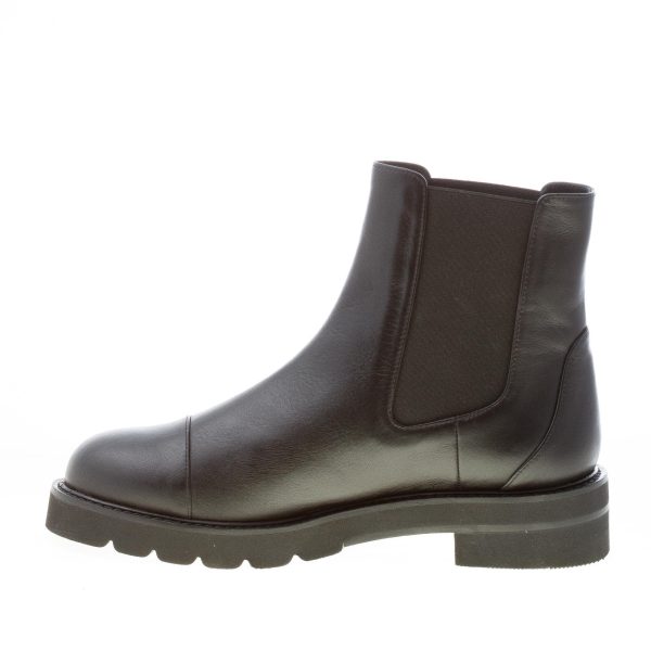 STUART WEITZMAN stivaletto elasticizzato Frankie Lift in pelle NERO. Tacco 3,5 cm - immagine 5